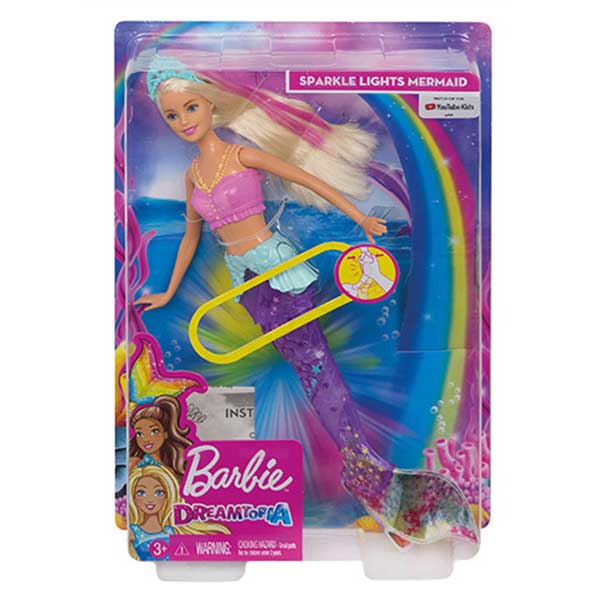 Muñeca Barbie Sirena Nada y Brilla Dreamtopia - Imagen 2