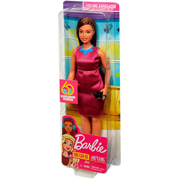 Boneca Barbie Reportera 60 Aniversário - Imagem 1