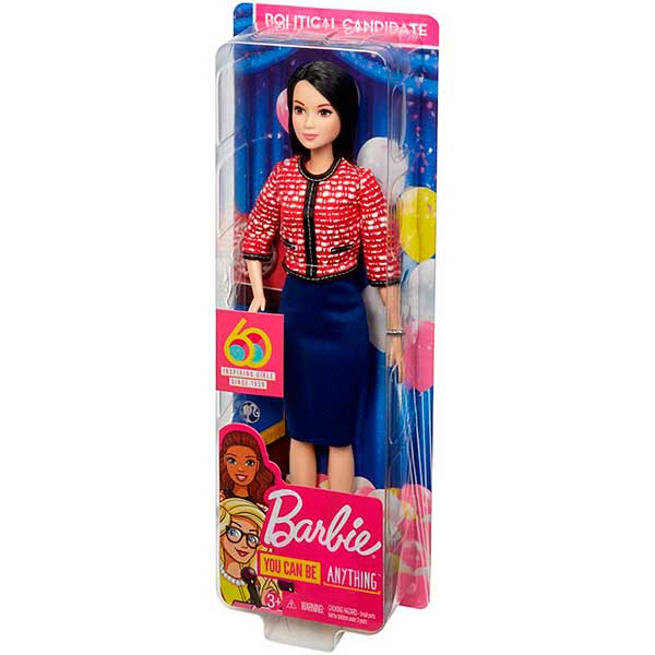 Muñeca Barbie Política 60 Aniversario - Imagen 1