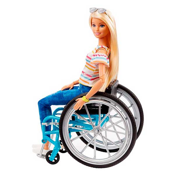 Boneca Barbie Fashionista Silla de Ruedas #132 - Imagem 1