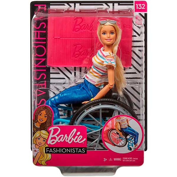 Boneca Barbie Fashionista Silla de Ruedas #132 - Imagem 4