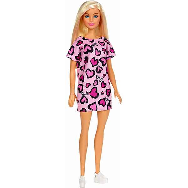 Barbie Muñeca Chic Vestido Rosa - Imagen 1