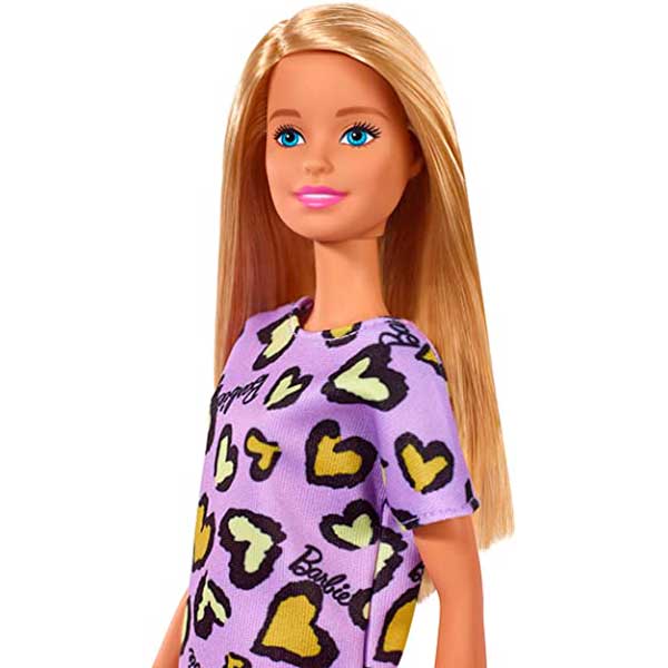 Barbie Muñeca Chic Vestido Morado - Imagen 1