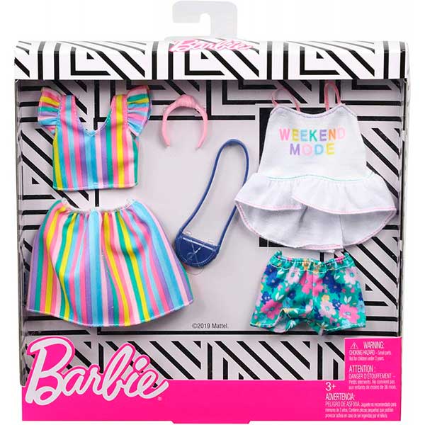 Barbie Vestidos Pack Doble de Roupas #4 - Imagem 1