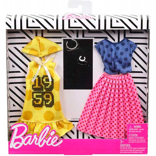 Barbie Vestidos Pack Doble de Ropa #5 - Imatge 1