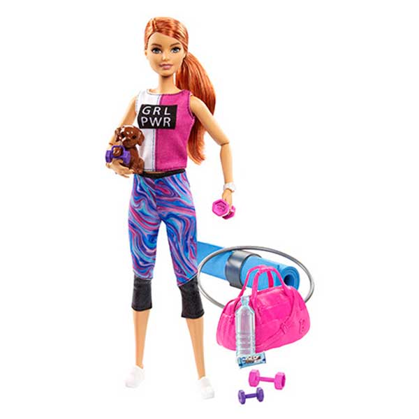 Muñeca Barbie Bienestar Fitness - Imagen 1