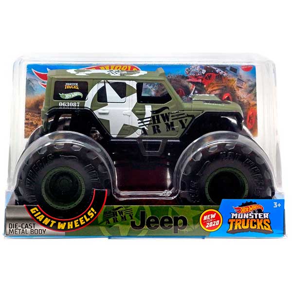 Monster Truck Hot Wheels Amy Jeep 1:24 - Imagem 1