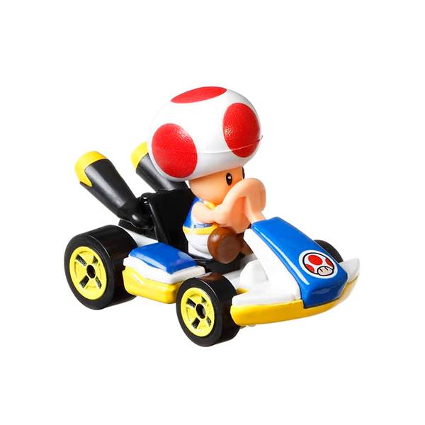 Hot Wheels Mario Bros Coche Toad 1:64 - Imagen 1