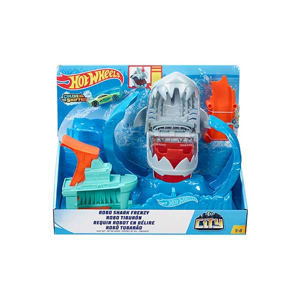 Pista Hot Wheels Robo Shark Frenetic - Imagem 2