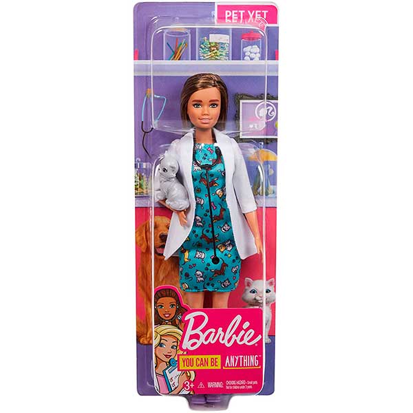 Muñeca Barbie Yo Quiero Ser Veterinaria - Imagen 1