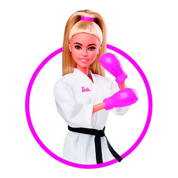Muñeca Barbie Karateca Olimpiadas Tokyo 2020 - Imatge 1
