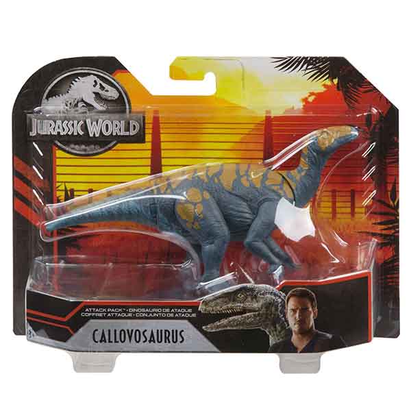 Jurassic World Figura Dinossauro Callovosaurus Ataque 18cm - Imagem 4