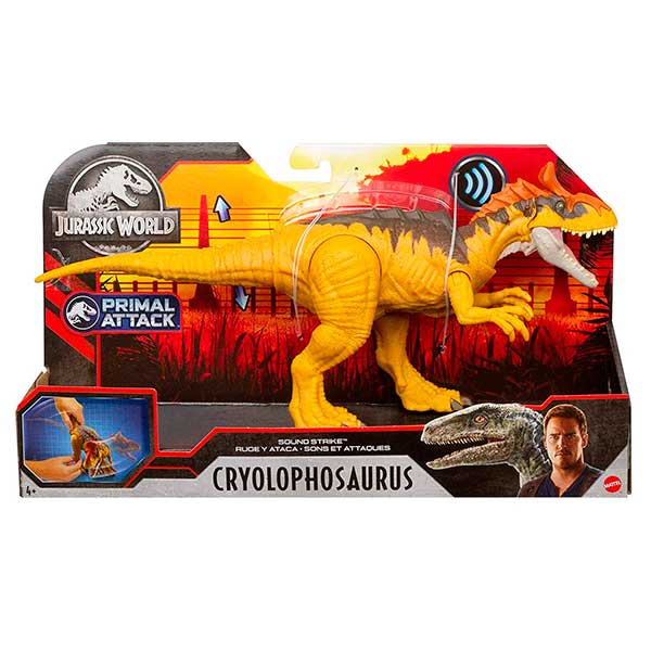 Jurassic World Figura Dinosaurio Cryolophosaurus Sonidos - Imagen 4