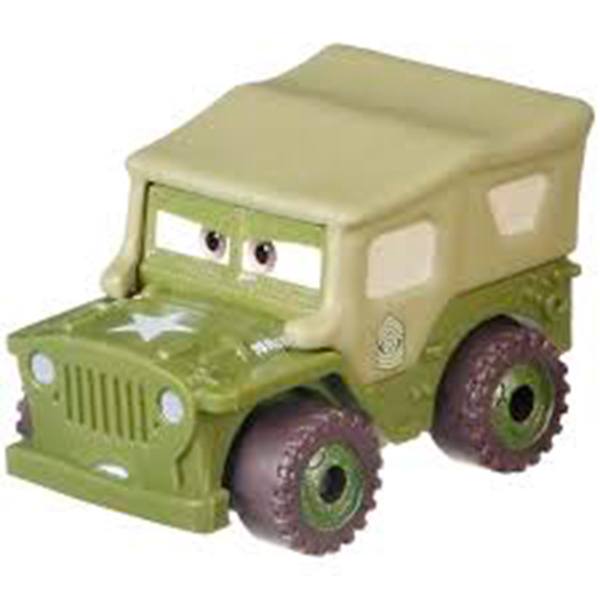 Disney Cars Mini Racers Coche Sarge - Imagen 1