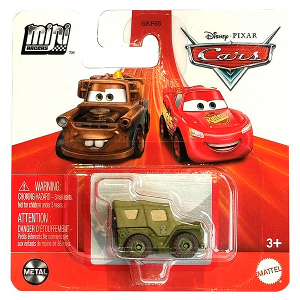Disney Cars Mini Racers Coche Sarge - Imagen 1