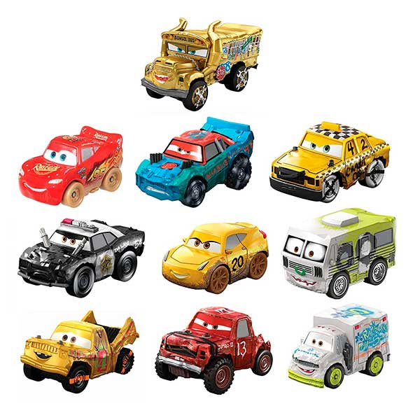 Cars Mini Racers Pack 10 Cars Carros Derby - Imagem 1