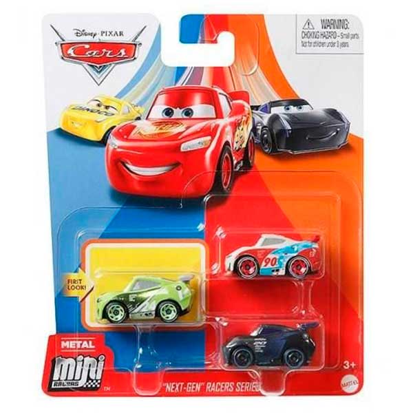 Cars Pack 3 Carros Mini Racers #6 - Imagem 1