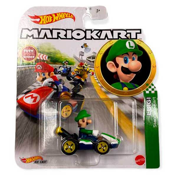 Hot Wheels Cotxe Mario Kart Luigi