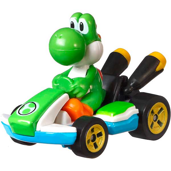 Hot Wheels Mario Kart Coche Yoshi 1:64 - Imagen 1