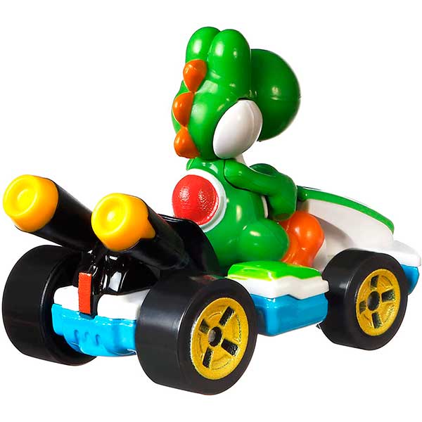 Hot Wheels Mario Kart Coche Yoshi 1:64 - Imagen 1