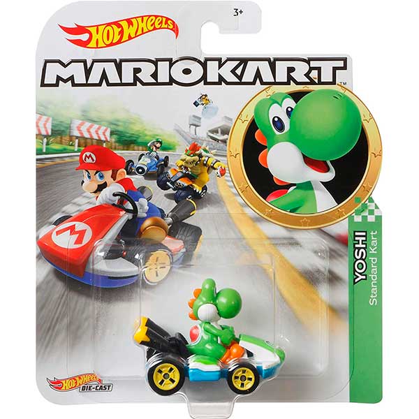 Hot Wheels Mario Kart Carro Yoshi 1:64 - Imagem 2