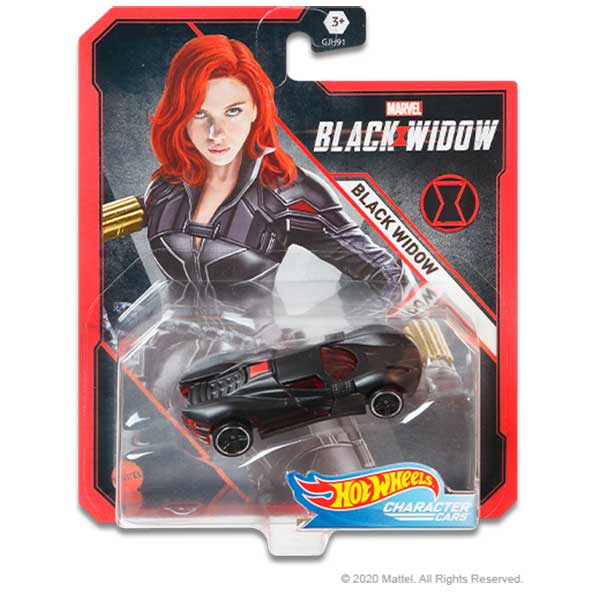 Hot Wheels Marvel Coche Black Widow - Imatge 1