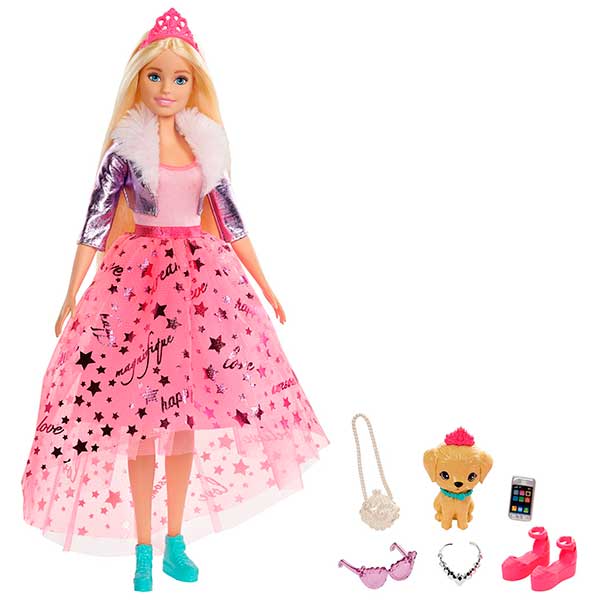 Barbie Nina Princesa Deluxe Rosa - Imatge 1