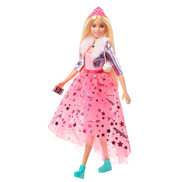 Barbie Muñeca Princesa Deluxe Rubia con Accesorios - Imatge 1