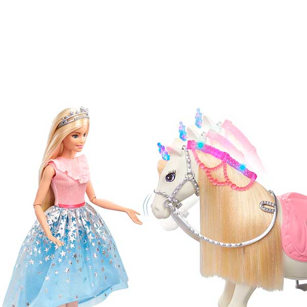Barbie Cavalo Prance Shimmer e Barbie Princesa - Imagem 1