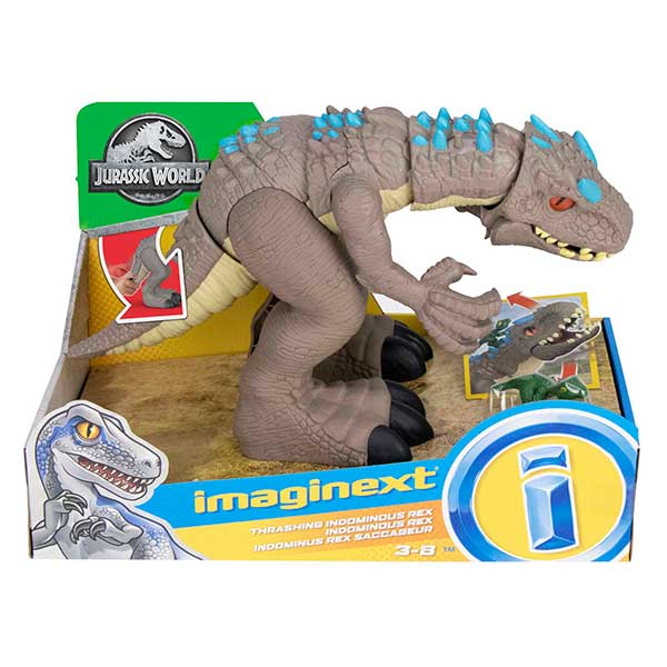 Imaginext Jurassic World Figura Dinossauro Indominus Rex - Imagem 5