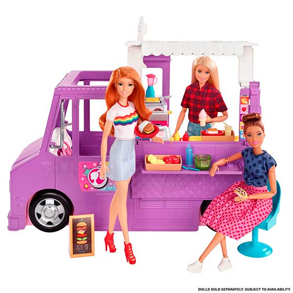 Barbie Furgoneta Food Truck - Imatge 1