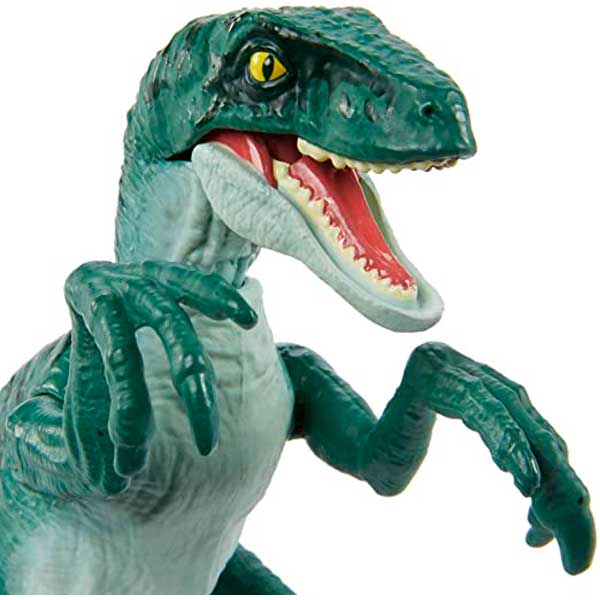Jurassic World Figura Dinosaurio Velociraptor Delta Ataque Salvaje - Imatge 1