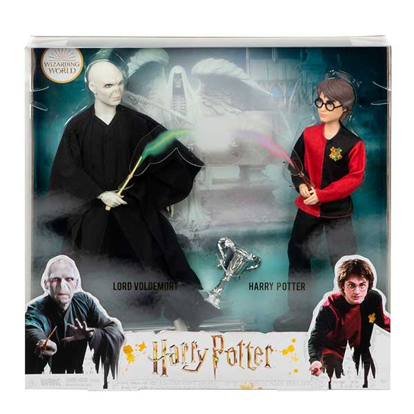 Pack Figures Harry Potter vs Voldemort 30cm - Imatge 1