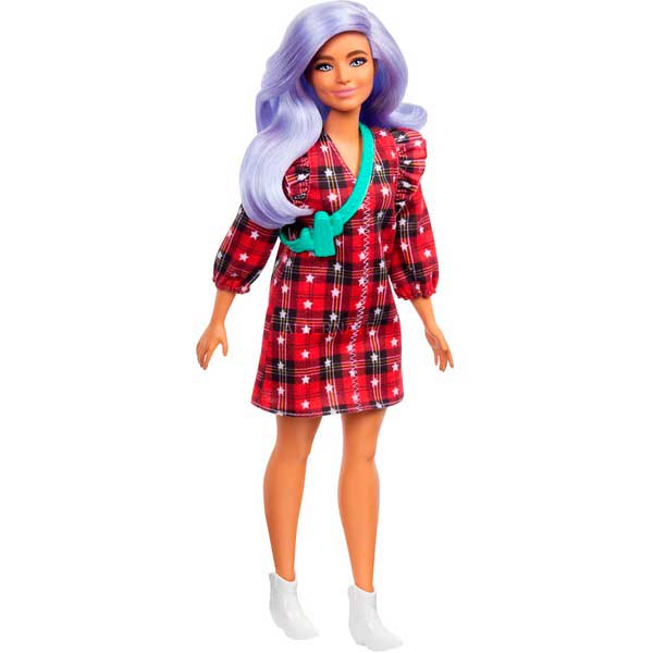 Barbie Fashionista Vestido Cuadros #157 - Imagen 1