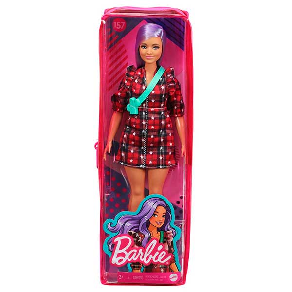 Barbie Fashionista Vestido Cuadros #157 - Imagen 1