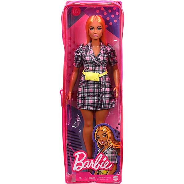 Barbie Fashionista Vestido Blazer Cuadros #161 - Imagen 1