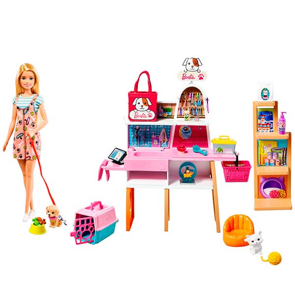 Barbie Con Tienda De Mascotas