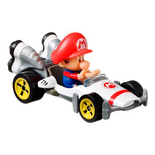 Hot Wheels Mario Bros Carro Baby Mario 1:64 - Imagem 1