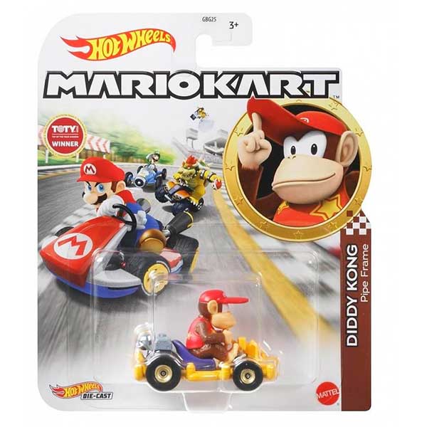 Hot Wheels Carro Mario Diddy Kong - Imagem 1