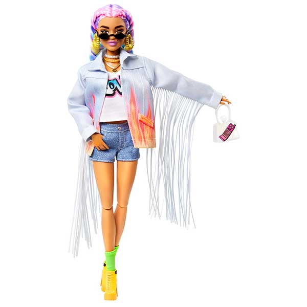 Barbie Extra Trenzas De Colores #5 - Imagen 1