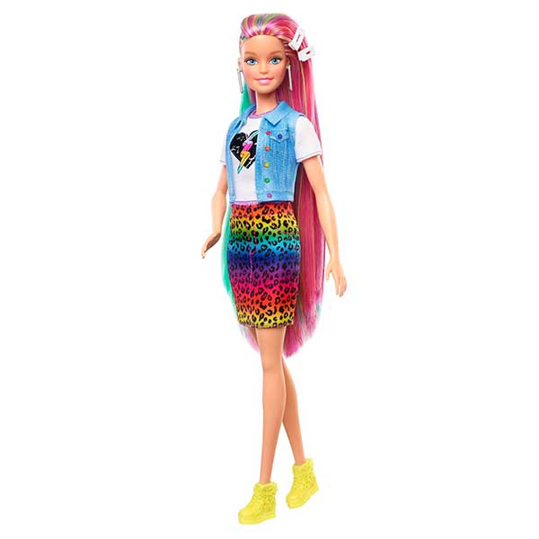 Barbie Boneca Cabelo Arco-íris - Imagem 1