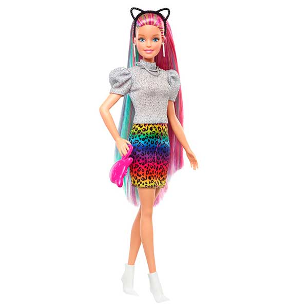 Barbie Muñeca Pelo Arcoiris - Imagen 2