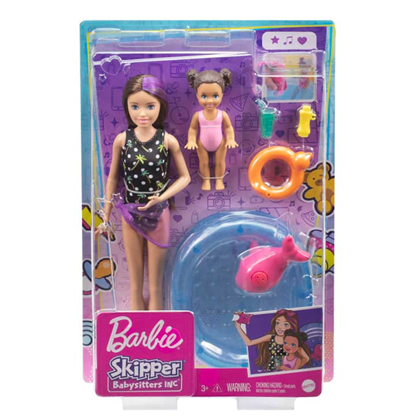 Barbie Muñeca Skipper con Piscina - Imatge 2