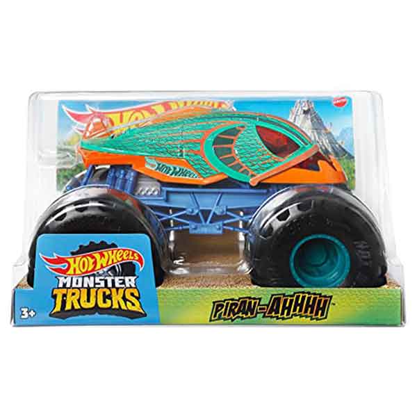 Hot Wheels Monster Truck Piran-ahhh - Imagen 1
