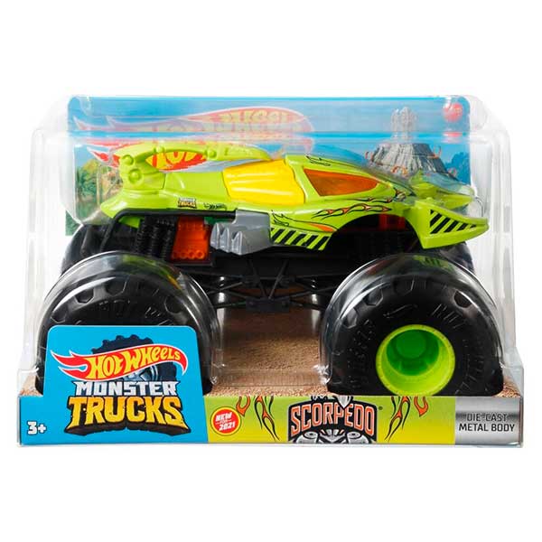 Hot Wheels Monster Truck Coche Scorpedo - Imagen 2