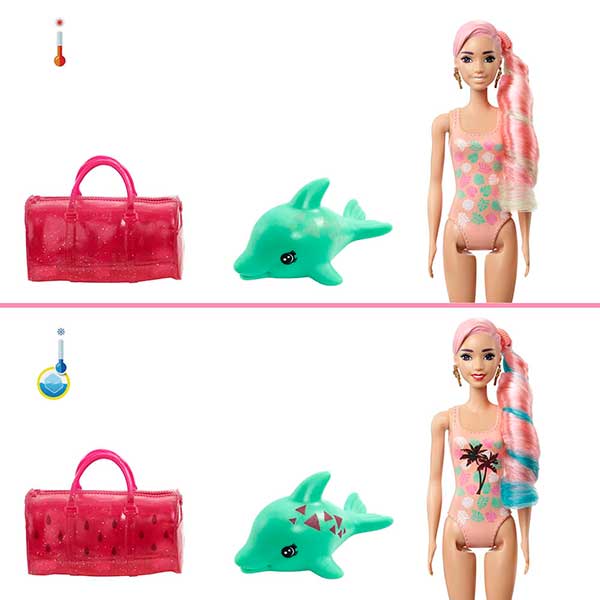 Barbie Boneca Color Fashion Reveal Melancia - Imagem 5