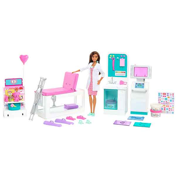 Barbie Boneca Médica com Clínica - Imagem 1