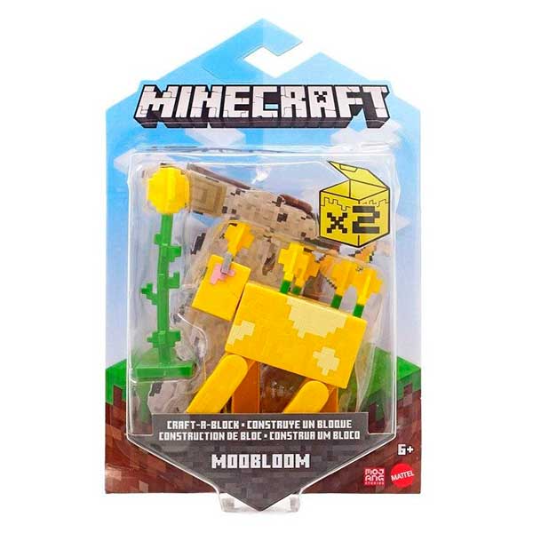 Minecraft Figura Moobloom 8cm - Imatge 1