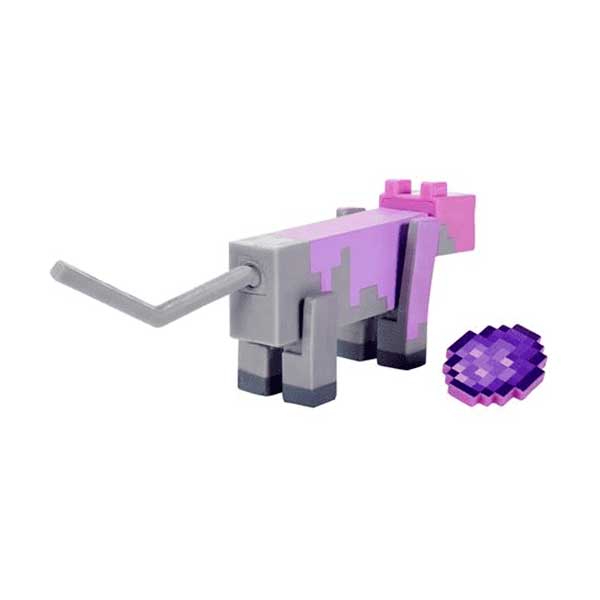 Minecraft Figura Dyed Cat 8cm - Imagen 2