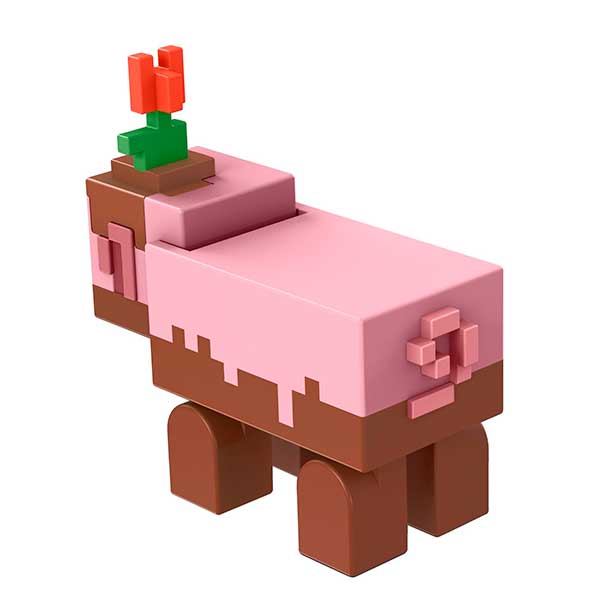Minecraft Figura Muddy Pig 8cm - Imagem 2